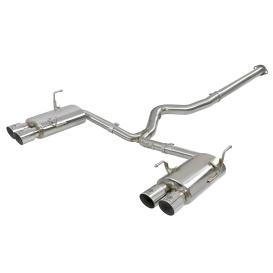 3" to 2-1/4" 304 Stainless Steel Cat-Back Exhaust w/ Polished Tip