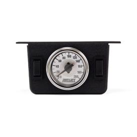 Air Lift Dual Needle Gauge Panel with two switches - 200 PSI