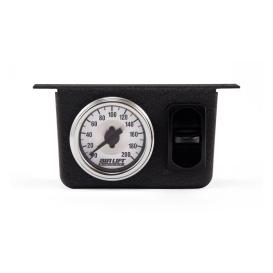 Air Lift Single Needle Gauge Panel with one paddle switch - 200 PSI