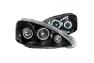 Anzo Driver and Passenger Side Projector Headlights With Halo (Black Housing, Clear Lens) - Anzo 121197