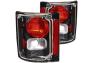 Anzo Driver and Passenger Side Tail Lights (Carbon Fiber Look Housing, Clear Lens) - Anzo 211015