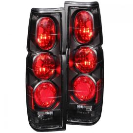 Anzo Driver and Passenger Side Tail Lights (Black Housing, Clear Lens)