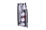 Anzo Driver and Passenger Side 3D Style Tail Lights (Chrome Housing, Smoke Lens) - Anzo 211155