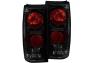 Anzo Driver and Passenger Side Tail Lights (Black Housing, Smoke Lens) - Anzo 211163