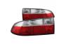 Anzo Driver and Passenger Side Tail Lights (Chrome Housing, Red/Clear Lens) - Anzo 221131