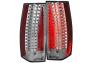 Anzo Driver and Passenger Side LED Tail Lights (Chrome Housing, Clear Lens) - Anzo 321287