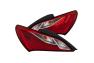 Anzo Driver and Passenger Side LED Tail Lights (Chrome Housing, Red/Clear Lens) - Anzo 321334