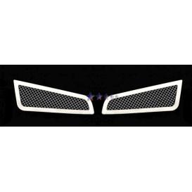 APS 2-Pc Chrome Polished 1.8mm Wire Mesh Fog Light Cover Grille