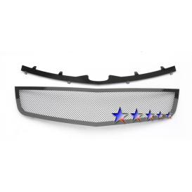 APS 1-Pc Black Powder Coated 1.8mm Wire Mesh Main Upper Grille