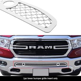 1-Pc Chrome 2.5mm Wire Mesh Lower Bumper Grille