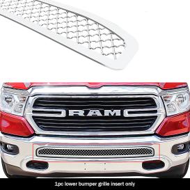 1-Pc Chrome 2.5mm Wire Mesh Lower Bumper Grille