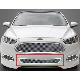 APS 1-Pc Chrome Polished 1.8mm Wire Mesh Lower Bumper Grille