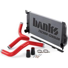 Banks Power Techni-Cooler Intercooler Includes Powder Coated Red Boost Tubes