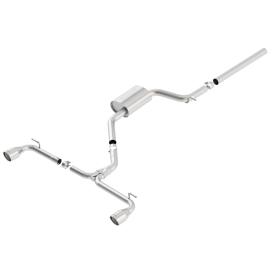 Borla S-Type Cat-Back Exhaust System with Single Split Rear Exit