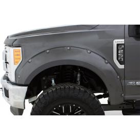 Smooth Magnetic Grey Metallic Pocket Style Front & Rear Fender Flares
