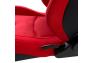 Cipher Auto CPA2009 AR-9 Revo Racing Seats All Red Suede and Fabric with Carbon Fiber Polyurethane Backing - Cipher Auto CPA2009CFSDRD