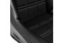 Cipher Auto CPA3003 Black Leatherette/Fabric Insert Universal Fixed Bucket Suspension Jeep Seat - Each - Cipher Auto CPA3003FBK