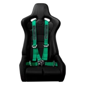 Cipher Auto Green 4-Point CamLock Racing Harness Set