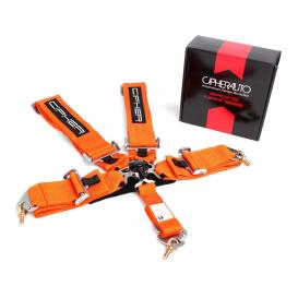 Cipher Auto Orange 5 Point Quick Release Racing Harness