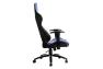 Cipher Auto CPA5001 Series All Black & Blue PU Leatherette Office Racing Seat - Cipher Auto CPA5001PBUBK