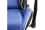 Cipher Auto CPA5001 Series All Black & Blue PU Leatherette Office Racing Seat - Cipher Auto CPA5001PBUBK