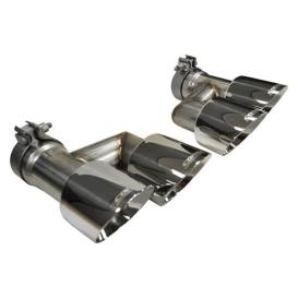 Corsa Tip Kit - Dual Rear Exit with Twin 4.0" Polished Pro-Series Tips