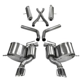 Corsa 2.75" Cat-Back Sport Dual Rear Exit Exhaust With Single 4.5" Tip