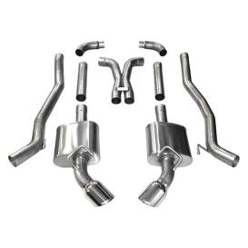 Corsa 3.0" Cat-Back & X-Pipe Xtreme Dual Rear Exit Exhaust With Single 4.5" Tip