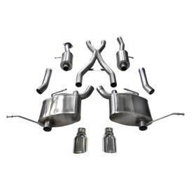 Corsa 2.5" Cat-Back Sport Dual Rear Exit Exhaust With Single 4.5" Tip
