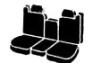 Fia Leatherlite Simulated Leather Custom Fit Black Front Seat Covers - Fia SL68-17 BLK/BLK