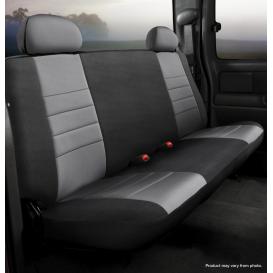 Fia Neoprene Custom Fit Black/Gray Rear Seat Cover