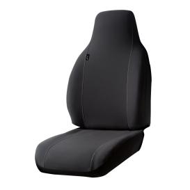 Fia Seat Protector Poly-Cotton Custom Fit Black Front Seat Covers