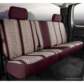 Fia Wrangler Saddle Blanket Custom Fit Wine Rear Seat Cover