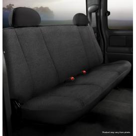 Fia Wrangler Saddle Blanket Custom Fit Solid Black Rear Seat Cover