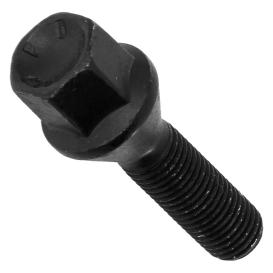 H&R Tapered (60&deg;) 35mm Thread Length Black Wheel Lug Bolt - Each