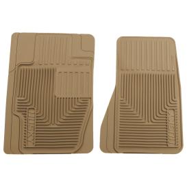 Husky Liners Heavy Duty 1st Row Tan Floor Liners