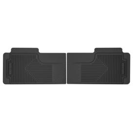 Husky Liners Heavy Duty 2nd or 3rd Row Black Floor Liners