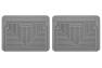 Husky Liners Heavy Duty 2nd or 3rd Row Grey Floor Liners - Husky Liners 52022