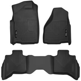 Husky Liners X-act Contour 1st & 2nd Row Black Floor Liners