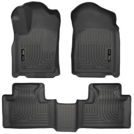 Husky Liners WeatherBeater 1st & 2nd Row Black Floor Liners