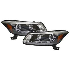 IPCW Black Halo Projector Headlights With LED DRL