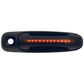 IPCW Red LED/Smoke Lens Front Black LED Door Handle