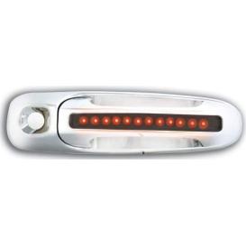 IPCW Red LED/Smoke Lens Front Chrome LED Door Handle