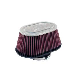 K&N Oval Straight Universal Clamp-On Air Filter