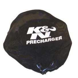 Black Round Straight Precharger Air Filter Wrap