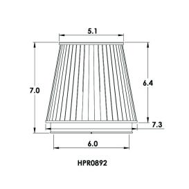 Spectre Round Tapered Conical Filter