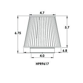 Spectre Round Tapered Conical Filter