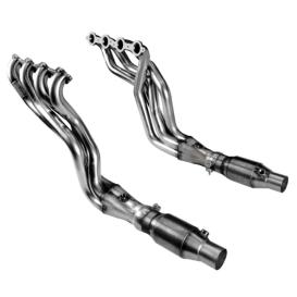 2" Stainless Steel Long Tube Headers & GREEN Catted OEM Connection Pipes