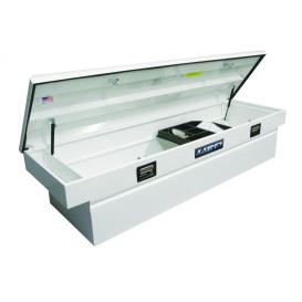 Lund 61" Cross Bed Single Lid Tool Box - White