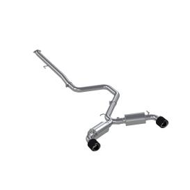 MBRP 3" Stainless Steel Cat-Back Exhaust System w/ Carbon Fiber Tip (Dual Rear Exit)